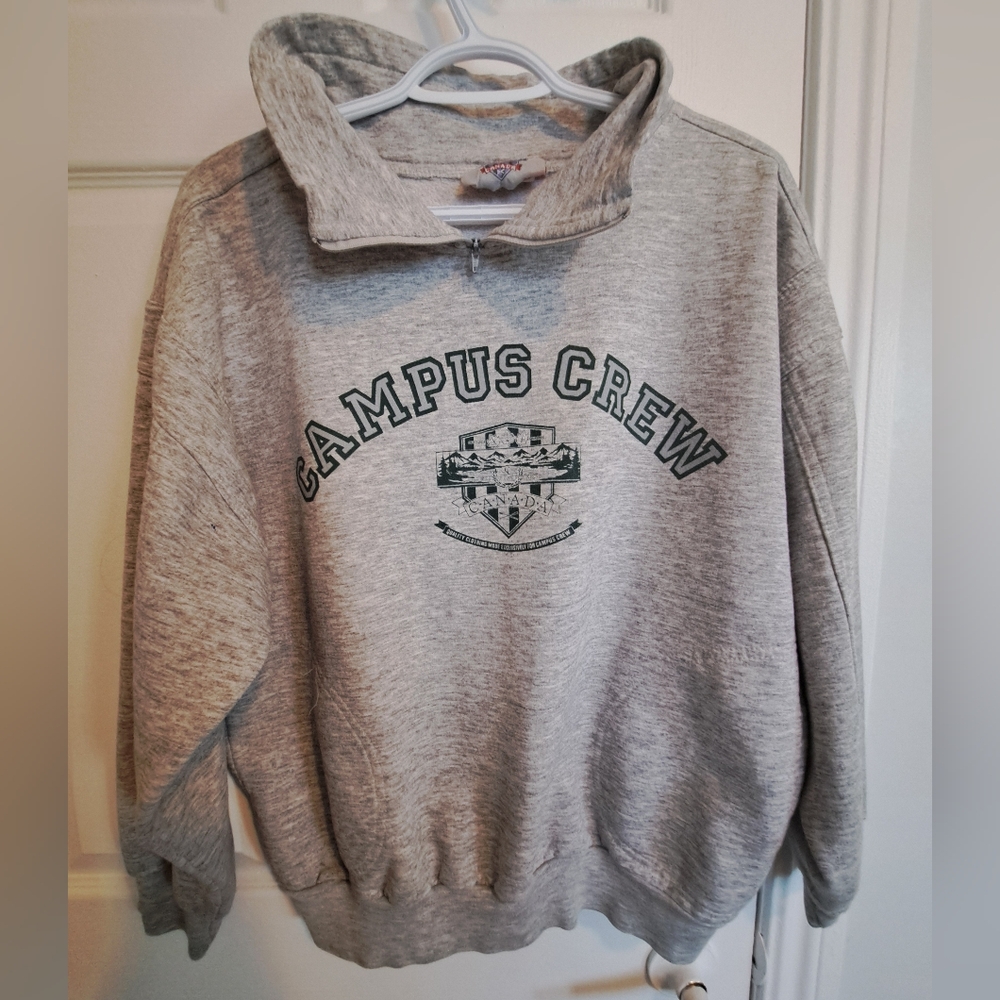 Campus Crew Vintage Quarter Zip 22" PTP